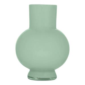 Hakbijl Glass Bloemenvaas Deborah - Groen - glas - D20 x H26 cm  -