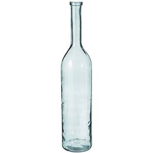 Mica Decorations Flesvaas groot - rioja - transparant - gerecycled glas - 21 x 100 cm -