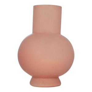Hakbijl Glass Bloemenvaas Deborah - Zacht Roze- glas - D31 x H39 cm  -