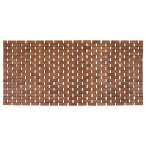Tendance Badmat - bamboe - bruin - antislip - L100 x B45 cm -