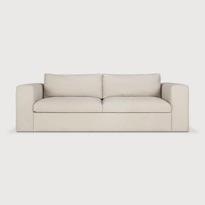 Ethnicraft 3-zits Bank Mellow - Off White