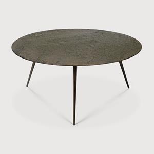 Ethnicraft Ronde Salontafel Luna Minerals, 80cm - Whisky