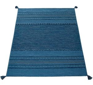 Paco Home Vloerkleed Kilim 217 met de hand geweven tweezijdig te gebruiken kleed, puur katoen, gestreept, woonkamer