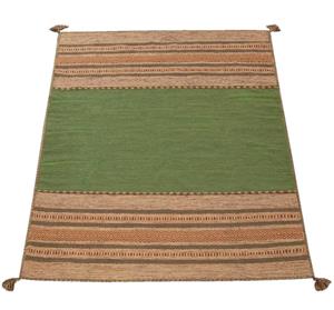 Paco Home Vloerkleed Kilim 217 met de hand geweven tweezijdig te gebruiken kleed, puur katoen, gestreept, woonkamer