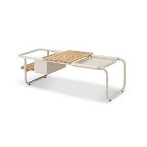 Relax Salontafel Sunrise XL Teak Mocha 119 x 47 cm