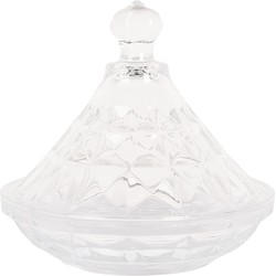 Clayre & Eef Voorraadpot Glas Ø13x12cm