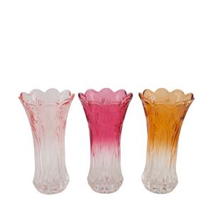 Dijk Natural Collections Vaas Glas 13x13x23.5cm