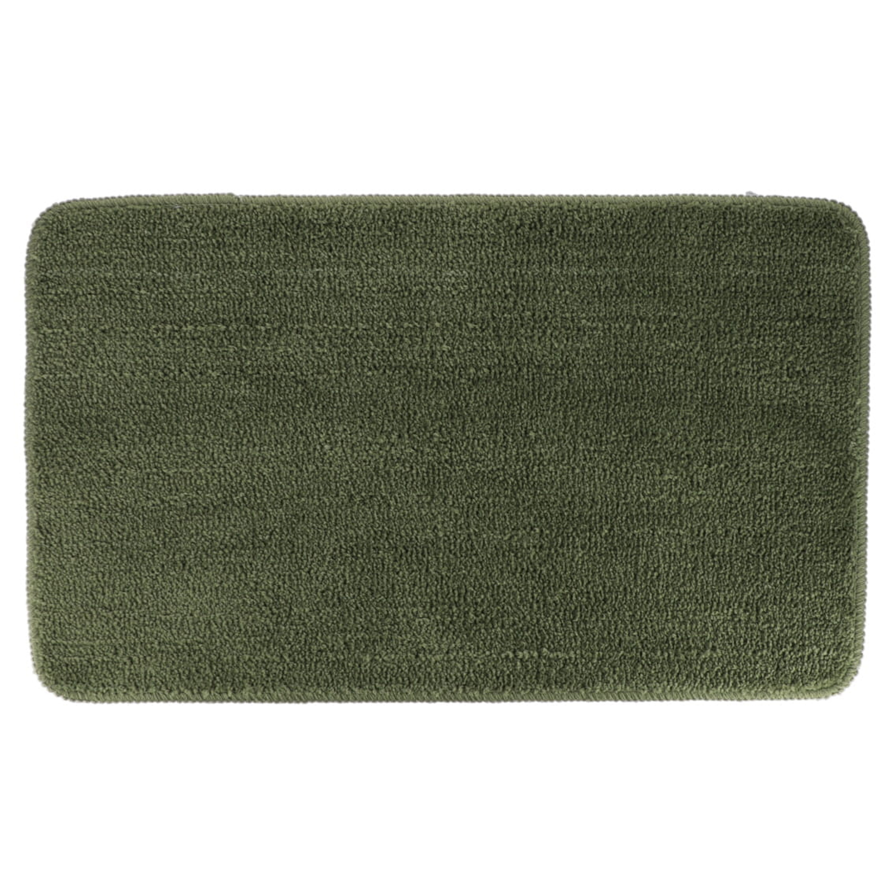 Tendance Badmat Aquarius - microfiber - olijfgroen - 45 x 75 cm -