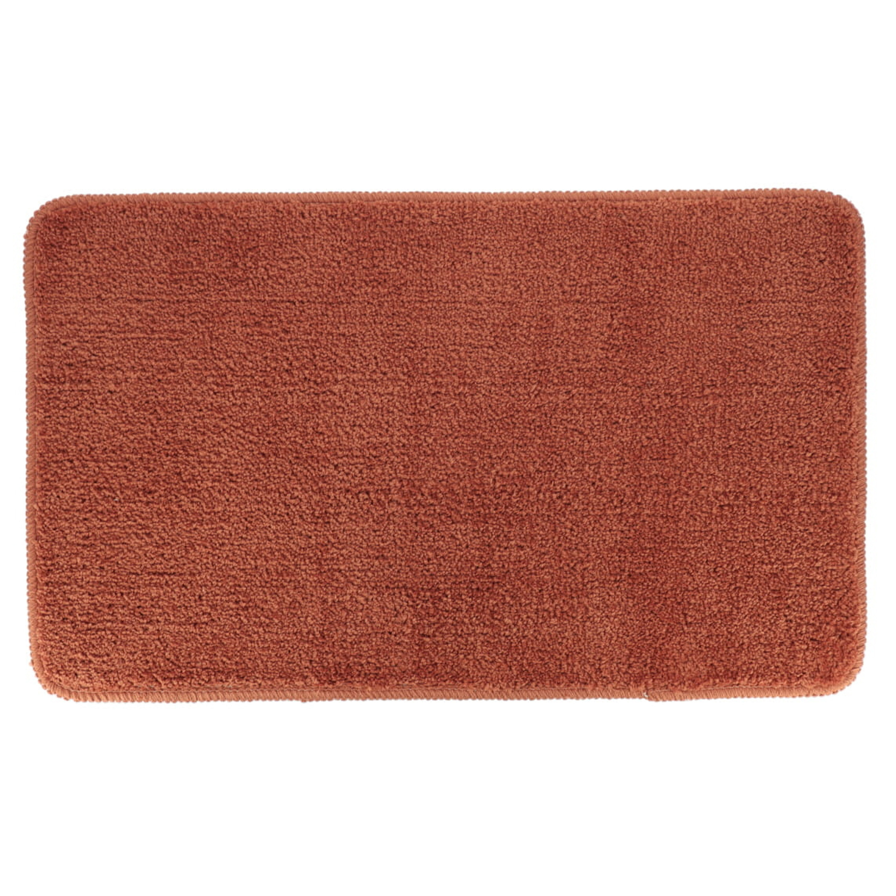 Tendance Badmat Aquarius - microfiber - roestbruin - 45 x75 cm -