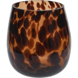 Nampook Theelichthouder glas 12x13cm - 