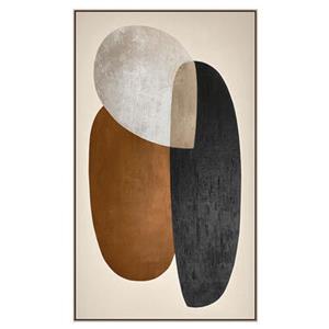 Leen Bakker Schilderij Abstract warm - multikleur - 118x70 cm