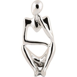 Present time Ornament Imagine - Zilver - 12.5x10x23.5cm
