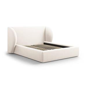 Micadoni Home Micadoni Bedframe Miley met Opbergruimte - 180 x 200 cm - Fluweel - Crème