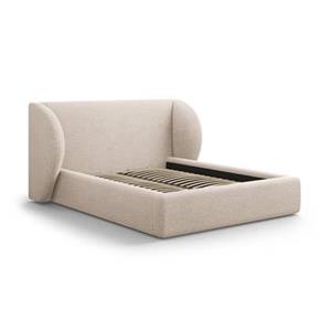 Micadoni Home Micadoni Bedframe Miley met Opbergruimte - 180 x 200 cm - Chenille - Beige