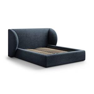Micadoni Home Micadoni Bedframe Miley met Opbergruimte - 180 x 200 cm - Chenille - Koningsblauw