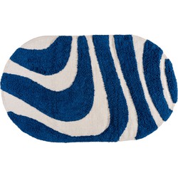 Veer Carpets  Badmat Beau - Blue Ovaal 60 x 100 cm
