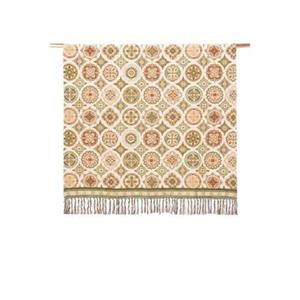 Sissy-Boy Multicolour jacquard geweven deken met print (130x180)