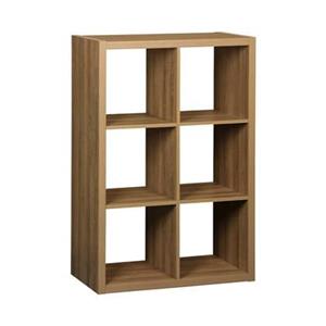 Sweeek  Boekenkast met 2 niveaus en 6 vakken