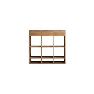 Tikamoon  Miho - Massief eiken lage boekenkast