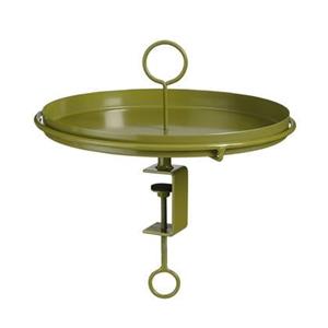 Mica Decorations Aston Dienblad - H30 x Ø30,5 cm - Donkergroen