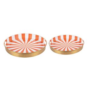 Present time  Tray Set Candy Swirl, Set of 2pcs