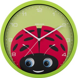 Karlsson  Wall Clock Peekaboo Ladybug