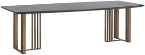 Richmond Interiors Richmond Eettafel Maverick Eiken, 220 x 105cm - Goud