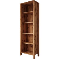 Meubella Boekenkast Isaac 1 - Eiken - 66 cm