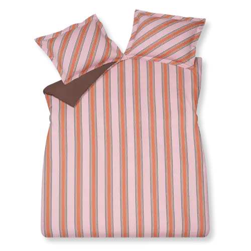 Vandyck Preppy Stripe pink Kussensloop (60x70)