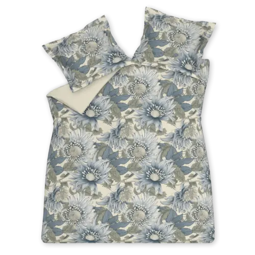 Vandyck Blue Wander pearlblue Kussensloop (60x70)