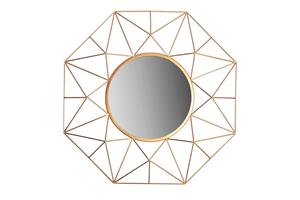 Invicta Interior Muurspiegel DIAMOND L 80cm ijzer goud - 43733