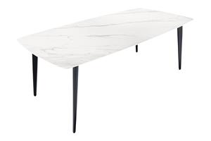 Invicta Interior Eettafel MILANO 160cm ceramic wit marble - 44765