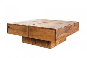 Invicta Interior Salontafel BOLT 70cm sheesham hout - 43673
