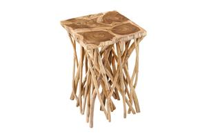 Invicta Interior Side table DRIFThout 60cm teak hout naturel - 44715