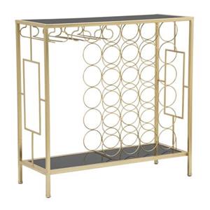 Mauro Ferretti Glam Console met fleshouder in goud metaal