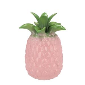 DK Design Bloemenvaas Tropical Pineapple - ananas vaas - roze - D23 x H33 cm -