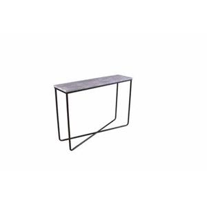 Fjôrd  Sidetable Zwart Betonlook 110cm - MDF - Palace