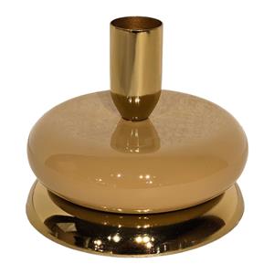 Mansion Atmosphere Kandelaar Goud/beige Emaille 10x10x8,5cm