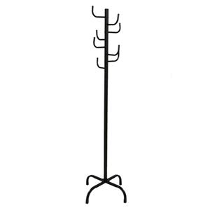 Gerimport  kapstok - zwart - ijzer - 8 haken - 50 x 175 cm -