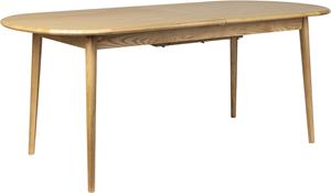 Zuiver Uitschuifbare Ovale Eettafel Twist Eiken, 185-240 x 90cm - Naturel