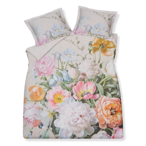 Vandyck Kussensloop FLEUR FESTIVE cream tan Kussensloop (60x70)