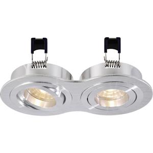 Deko Light 110009 Mira, 2x max. 35 W MR16, Silber Inbouwlamp MR16 GU5.3 Zilver