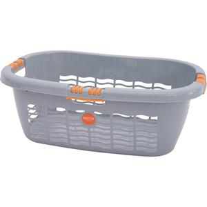 Siena HOME Aversa  wasmand „Aversa” 55 cm zilvergrijs