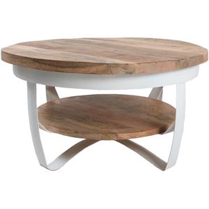 Het Steigerhouthuis Salontafel Cilamon Wit - 90 cm
