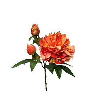 Roberts Collection Kunstbloem Peony Spray 64cm Oranje
