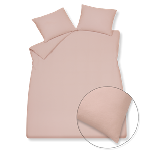 Vandyck Kussensloop PURE 66 cotton hemp sepia pink Kussensloop (60x70)