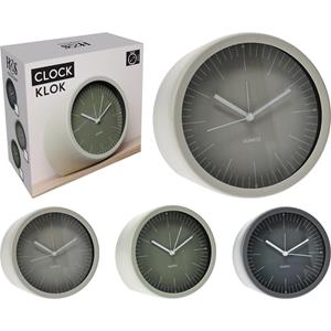 Home & Styling Klok Metaal Staand 15x7cm