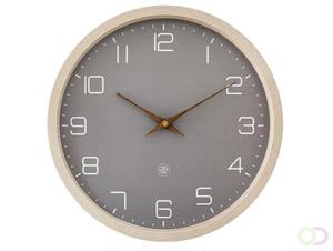 NeXtime Wandklok 30cm - Stil - Zwart - Papier & Bioplastic - nXt 'Eco'