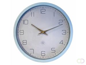 NeXtime Wandklok 30cm - Stil - Zwart - Papier & Bioplastic - nXt 'Eco'