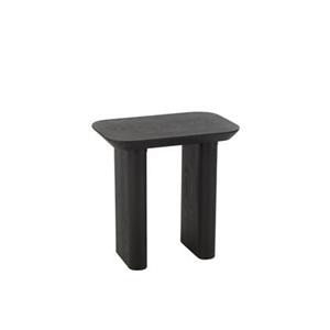 J-Line bijzettafel Dun Fineer - hout - zwart